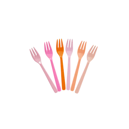 Set de 6 furculite multicolore | Rice by Rice