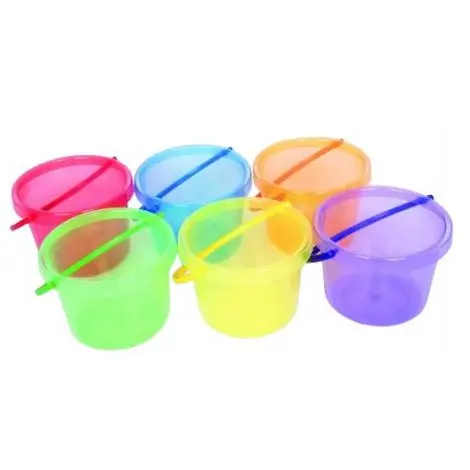 Set de 6 galetuse translucide colorate pentru activitati senzoriale
