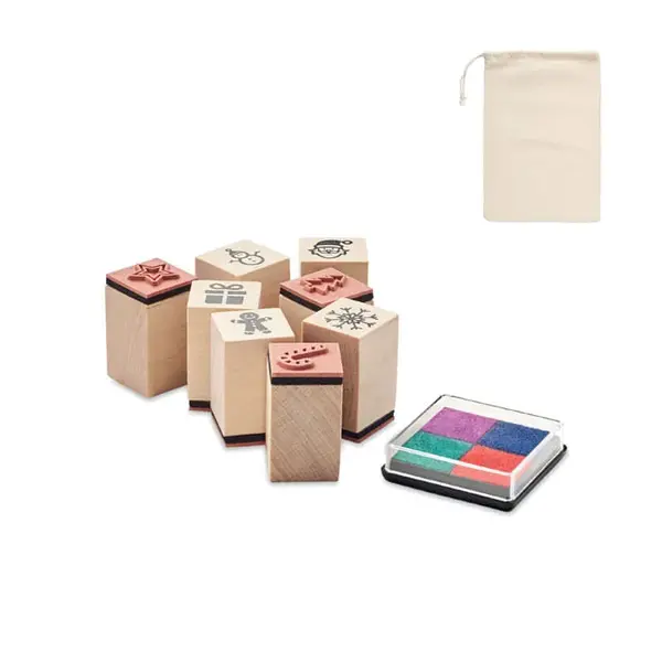 Set de 8 stampile de Craciun Set de 8 stampile de Craciun