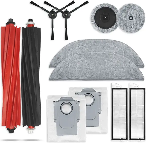 Set de accesorii cu perii și genți negre OEM - Roborock S8MaxV Ultra