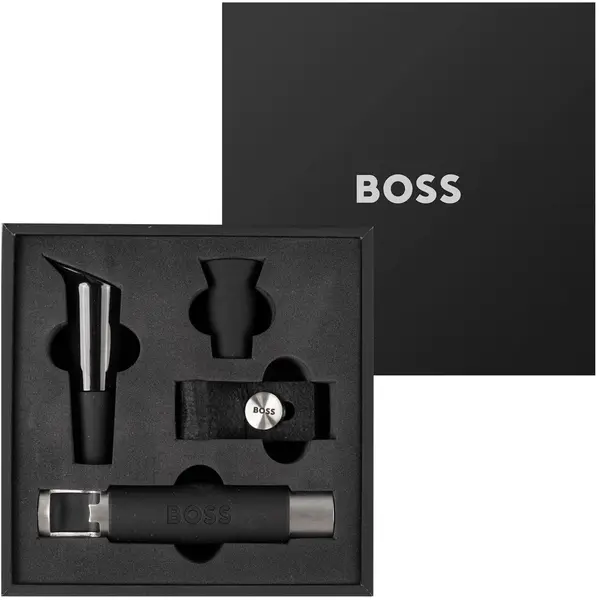 Set de accesorii pentru vin Hugo Boss Iconic - Negru
