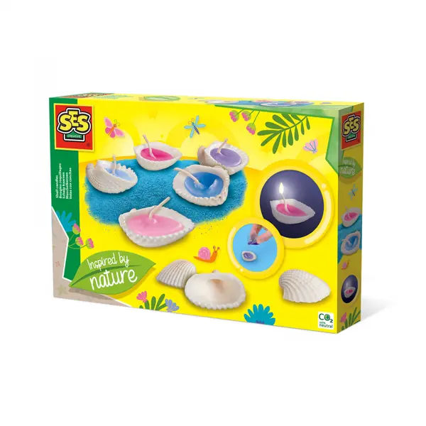 Set de artizanat pentru copii - Lumanari in scoica,+6 ani
