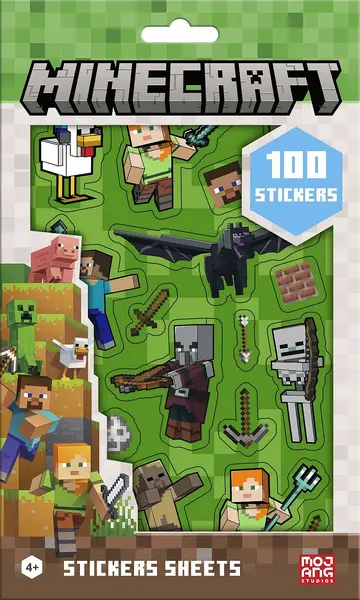 Set de autocolante Kids Euroswan - Minecraft, 100 buc.