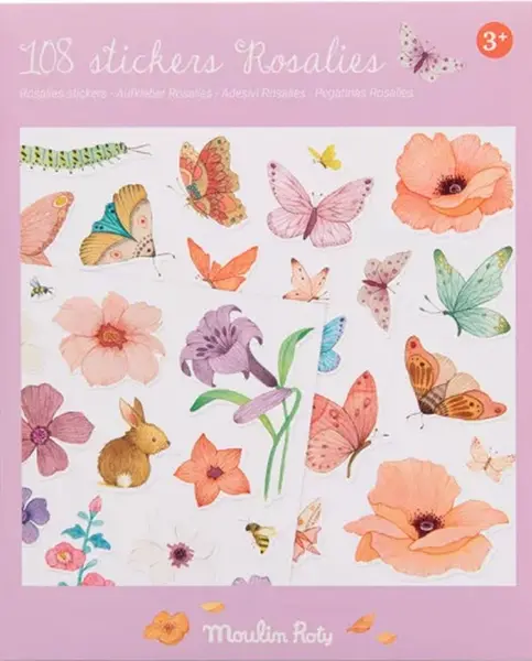 Set de autocolante Moulin Roty Les Rosalies - 108 buc.