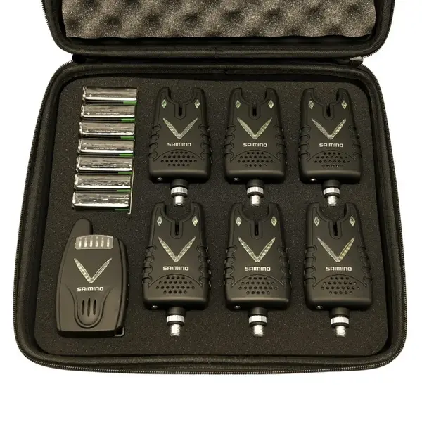 Set de avertizoare senzori pescuit Saimino 6+1