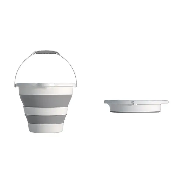 Set de baita 5 in 1 Premium pentru bebelusi Little Mom Comfort Care grey, Cadita pliabila cu termometru integrat, Hamac moale ergonomic si accesorii de imbaiere incluse