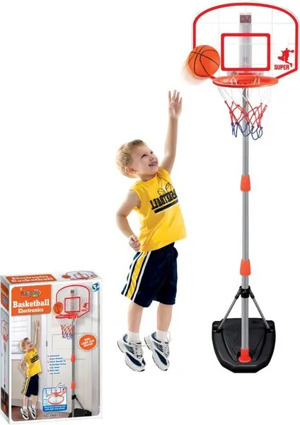 Set de baschet cu numarator electronic King Sport