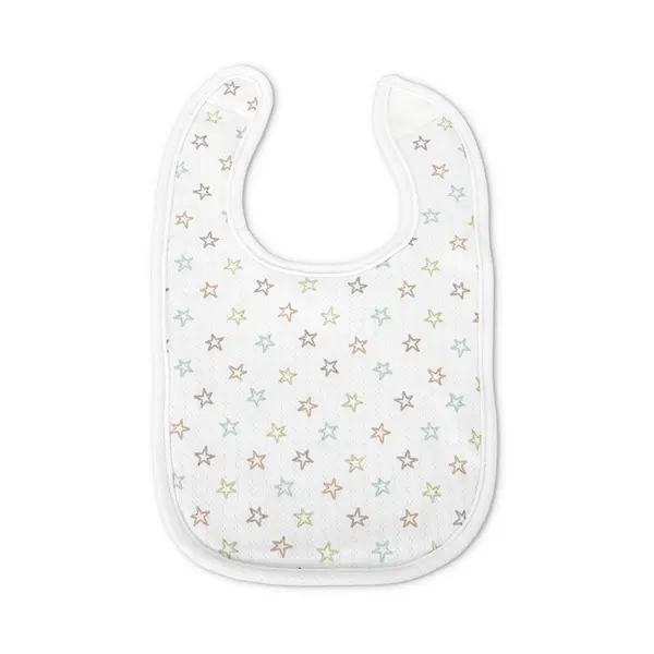 Set de bavete Lorelli - Natural, 3 buc, alb