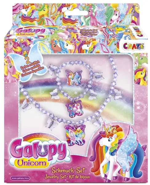 Set de bijuterii pentru copii Craze Galupy - Unicorn