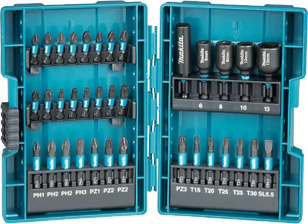 Set de biți Makita - B-66880, 35 bucăți