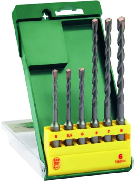 Set de burghie Bosch - SDS-Plus-1, 6 piese
