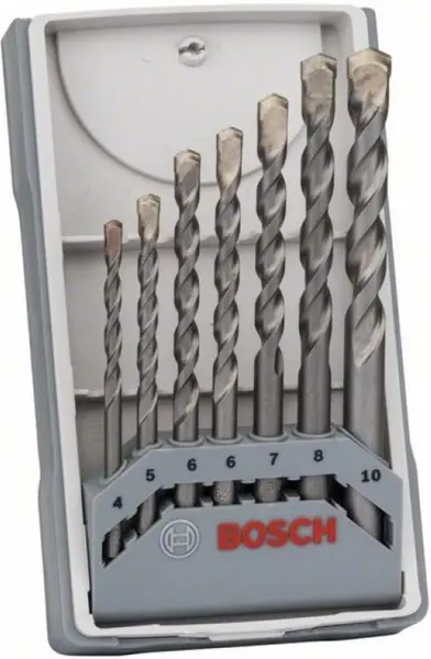Set de burghie Bosch - X-Pro CYL-3, 7 piese