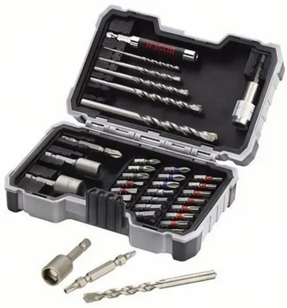 Set de burghie și biți Bosch - Concrete PRO-Mix, 35 de piese