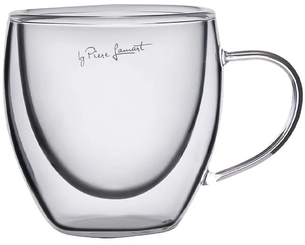 Set de cești de espresso cu mâner Lamart - LT9025, 75 ml, 2 buc