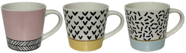 Set de cești de espresso Maison - Happy, 6 buc., 120 ml