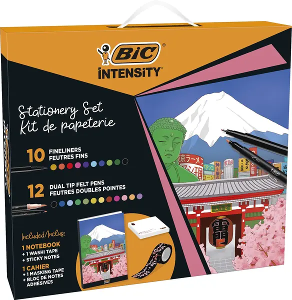 Set de colorat BIC Intensity - Japan