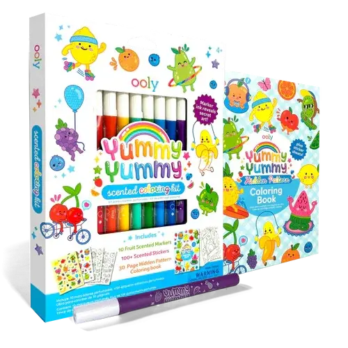 Set de Colorat Parfumat Yummy Yummy - 3 in 1