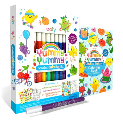Set de Colorat Parfumat Yummy Yummy , 3 in 1