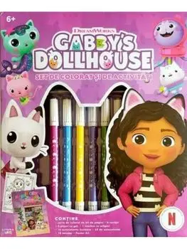 Set de colorat si de activitati. Gabby's Dollhouse/***