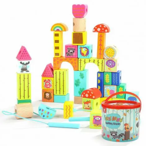 Set de constructie - animalute din padure