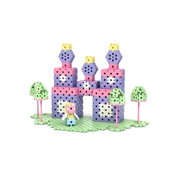 Set de constructie - Castelul Printesei, 434 piese | Meli