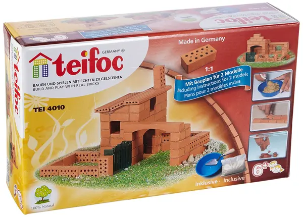 Set de constructie creativ Teifoc - Casa - 2 modele