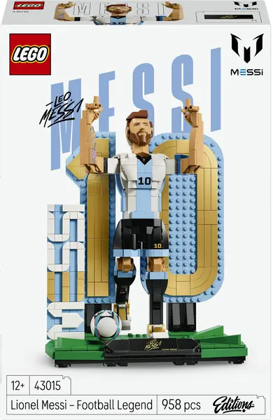 Set de construcție LEGO Editions - Legendă fotbal: Lionel Messi (43015)
