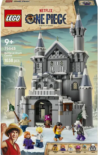 Set de construcție LEGO One Piece – Bătălia de la Castelul Drum (75645)