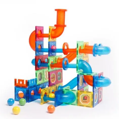 Set de constructie magnetic - marble run (171 piese)