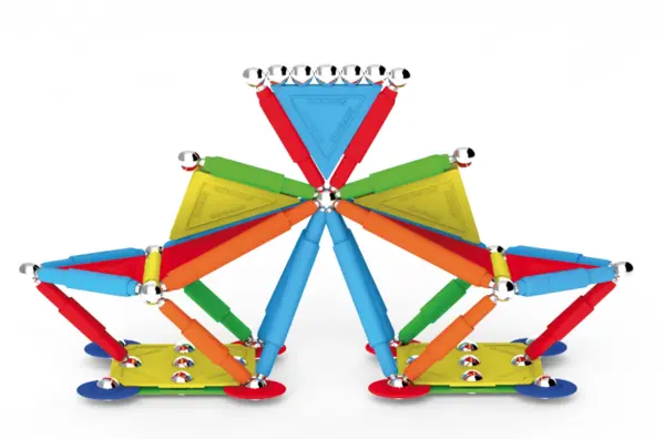 Set de constructie magnetic - Supermag Projects, 30 piese | Supermag