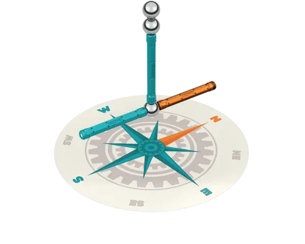 Set de constructie - Mechanics Motion - Magnetic Compass | Geomag