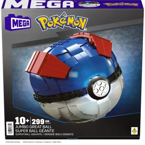 Set de constructie Pokemon Mega Construx - Bila Jumbo, 299 piese