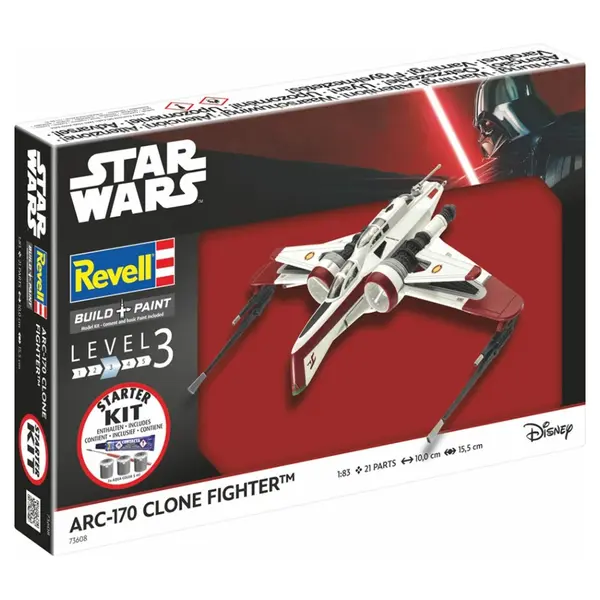 Set de Constructie Revell Starter Kit - ARC-170 Fighter 1:83