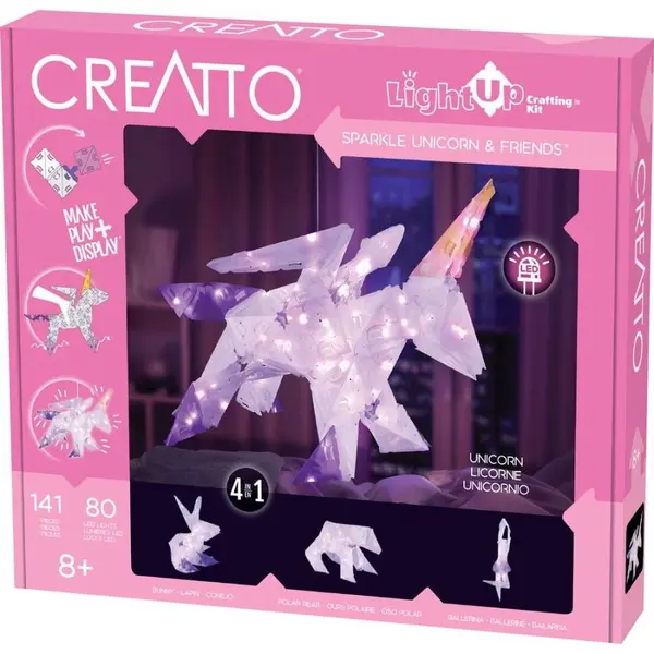 Set de constructie Thames & Kosmos Creatto - Unicorn, 51 piese