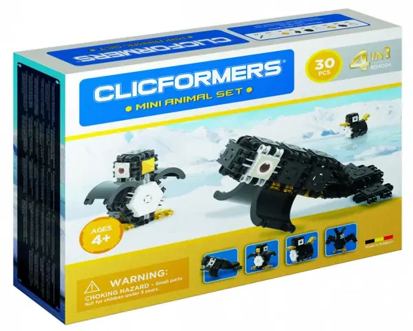 Set de Construit Clicformers Mini Animal 30 Piese