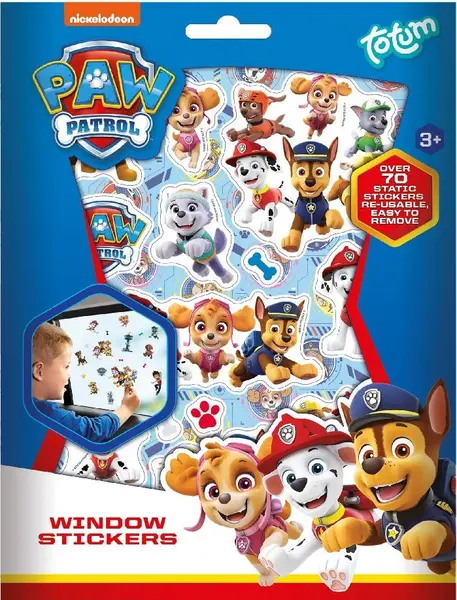 Set de creatie Totum - Decoreaza singur, stickere pentru sticla Paw Patrol