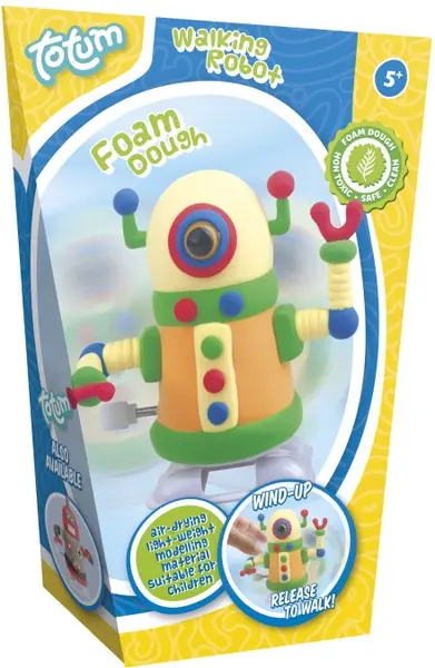 Set de creatie Totum - Fa un robot, galben