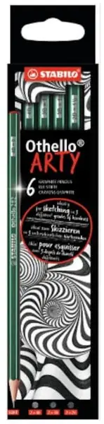 Set de creioane grafit Stabilo - Othello, 6 buc