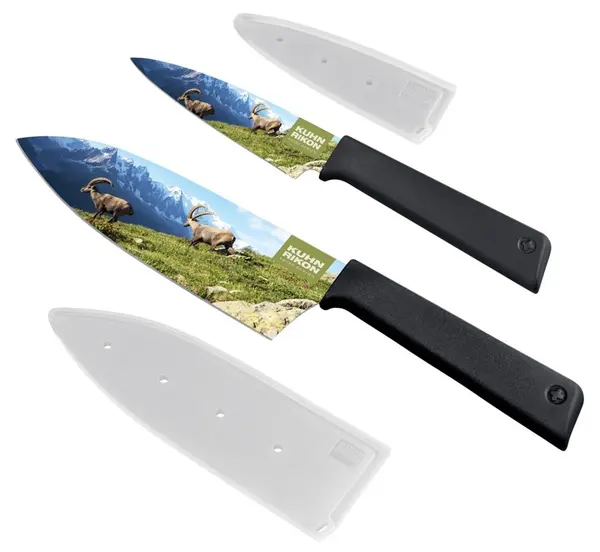 Set de cuțite de bucătărie Kuhn Rikon - Colori+ Ibexes, 2 buc.