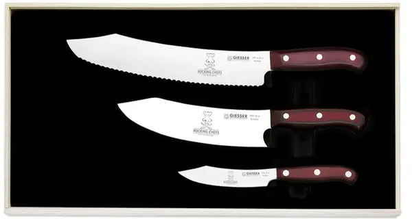 Set de cuțite Giesser - PremiumCut, Rocking Chef, 3 buc.