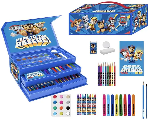 Set de desen Cerda Paw Patrol - Într-o valiză cu 3 niveluri