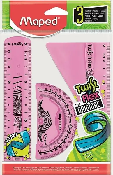 Set de desen Maped Twist'n Flex - roz