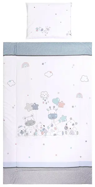 Set de dormit cu 3 piese pentru bebeluși Lorelli - Cosy, Giraffe, alb