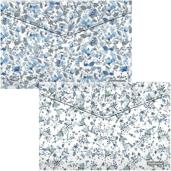 Set de dosare Erich Krause Frozen Beauty A4, 4 bucăți
