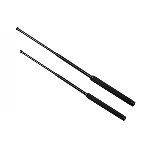 Set de doua bastoane telescopice pliabile, DEPOX , 51 cm 64 cm, maner antiderapant, negru