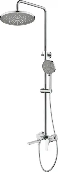 Set de dus cu baterie termostatata crom, palarie, 3 functii, Deante Neo Ivo