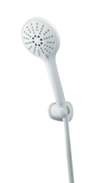 Set de dus cu suport, futun si para, 3 functii, alb, FDesign Inula