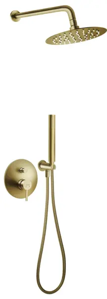 Set de dus incastrat cu 2 functii, auriu periat, Ferro Ciriculus