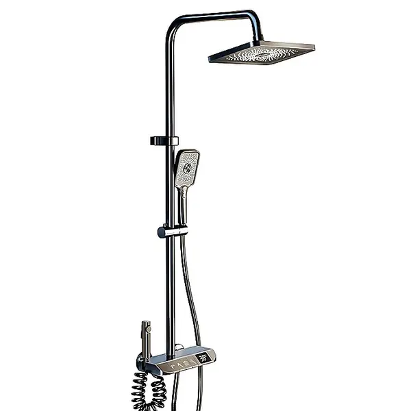 Set de dus smart, iHunt HP060GR, Display LED, afisaj digital, 4 moduri de curgere, ajustabil