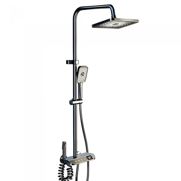 Set de dus smart, iHunt HP060GR, Display LED, afisaj digital, 4 moduri de curgere, ajustabil
